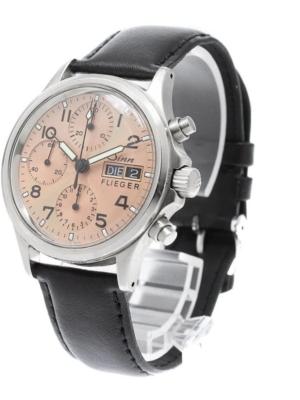 Sinn 356 Instruments 356 Chronograph day date pink Dial AT Men's Watch_960035